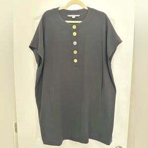 Diane Von Furstenberg Black Shift - Tunic Dress